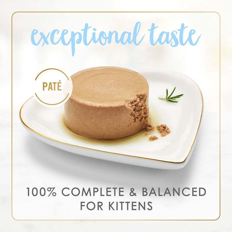slide 4 of 10, Purina Fancy Feast Classic Paté Gourmet Wet Cat Food Tender Ocean White Fish Feast Kitten - 3oz, 3 oz