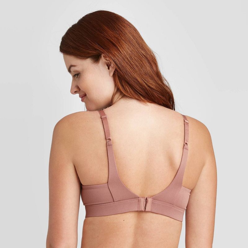 slide 2 of 2, Women's Lightly Lined Wirefree Lounge Bra - Auden™ Mauve 36D, 1 ct