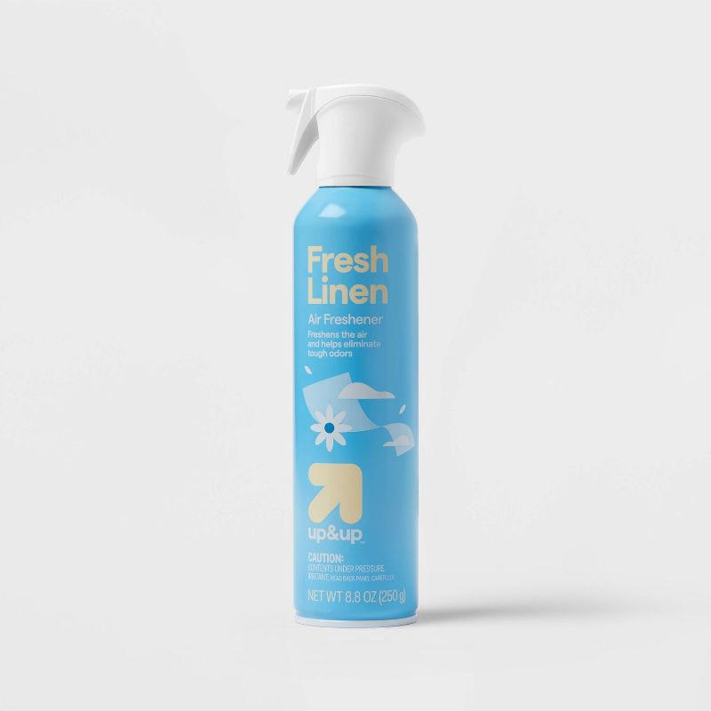 slide 1 of 3, Air Freshener Room Spray - Fresh Linen - 8.8oz - up&up™, 8.8 oz