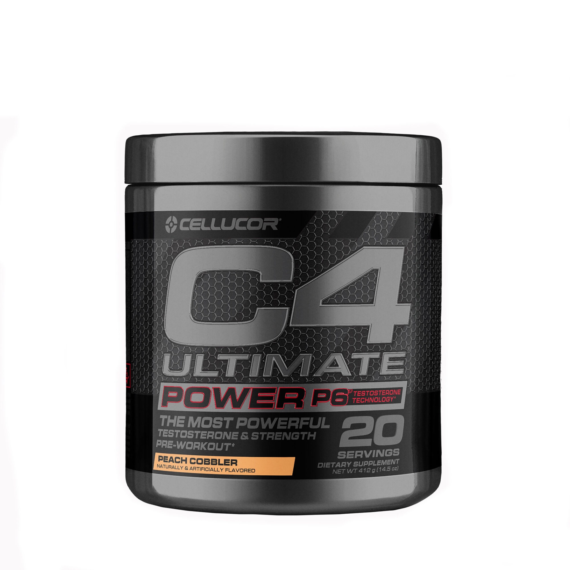 slide 1 of 1, Cellucor C4 Ultimate Power P6 - Peach Cobbler, 1 ct