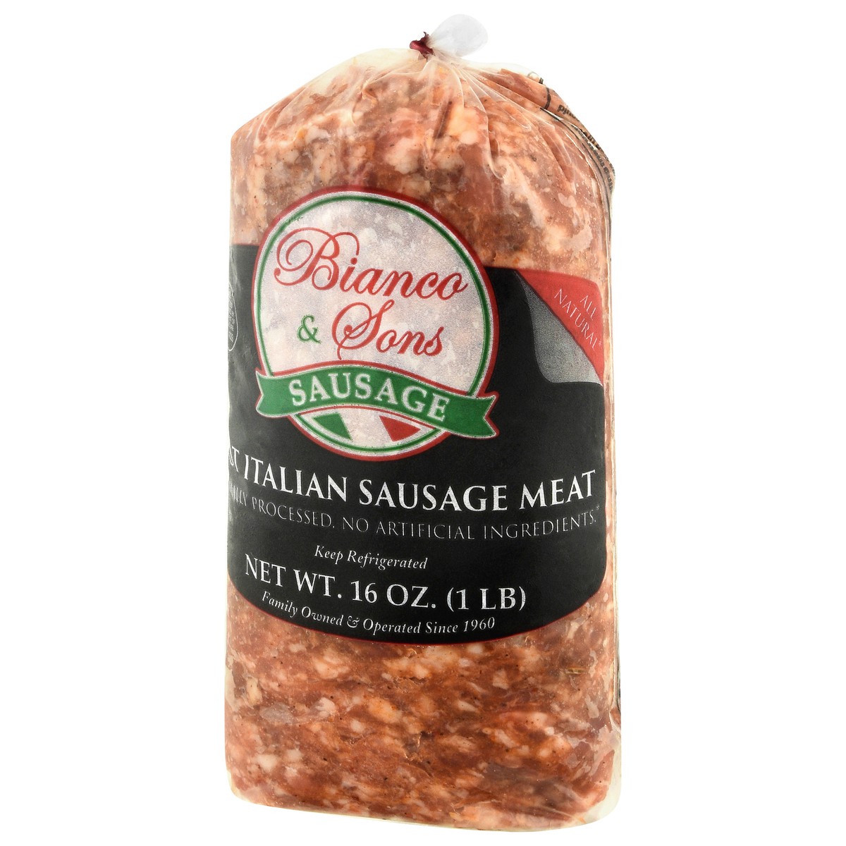 slide 2 of 4, Bianco & Sons Hot Italian Sausage 16 oz, 16 oz