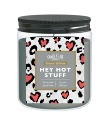Candle-lite Valentines Day Hey Hot Stuff Jar Candle