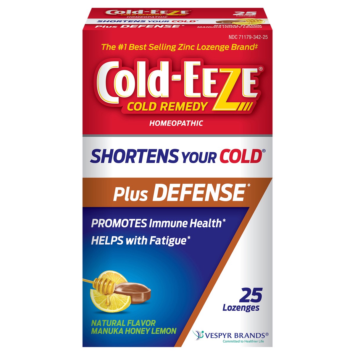 slide 1 of 7, Cold-EEZE Plus Defense Manuka Honey Lemon Cold Remedy 25 Lozenges, 25 ct