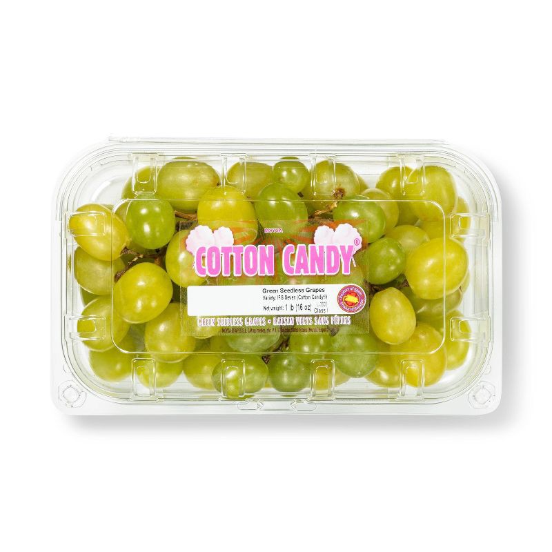 slide 1 of 3, Moyca Cotton Candy Grapes - 1lb Package, per lb