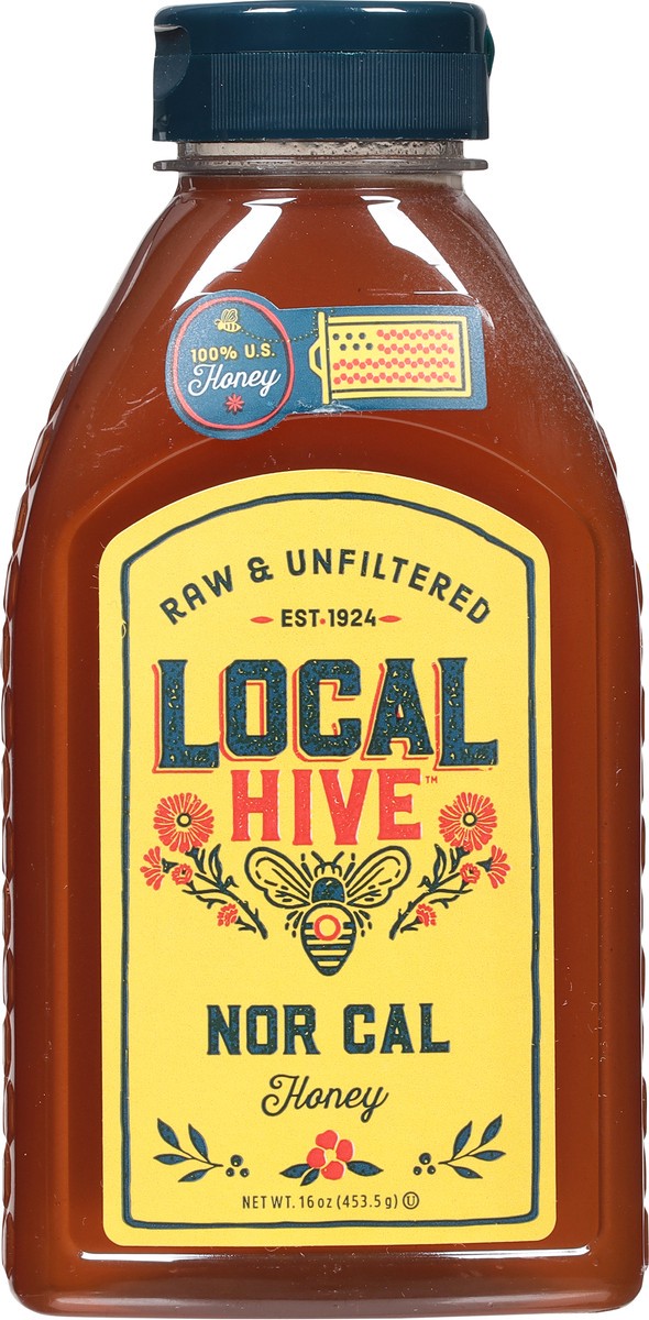 slide 9 of 11, Local Hive Raw & Unfiltered Nor Cal Honey 16 oz, 