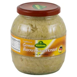 Kiihne Traditional German Barrel Sauerkraut 28.5 oz