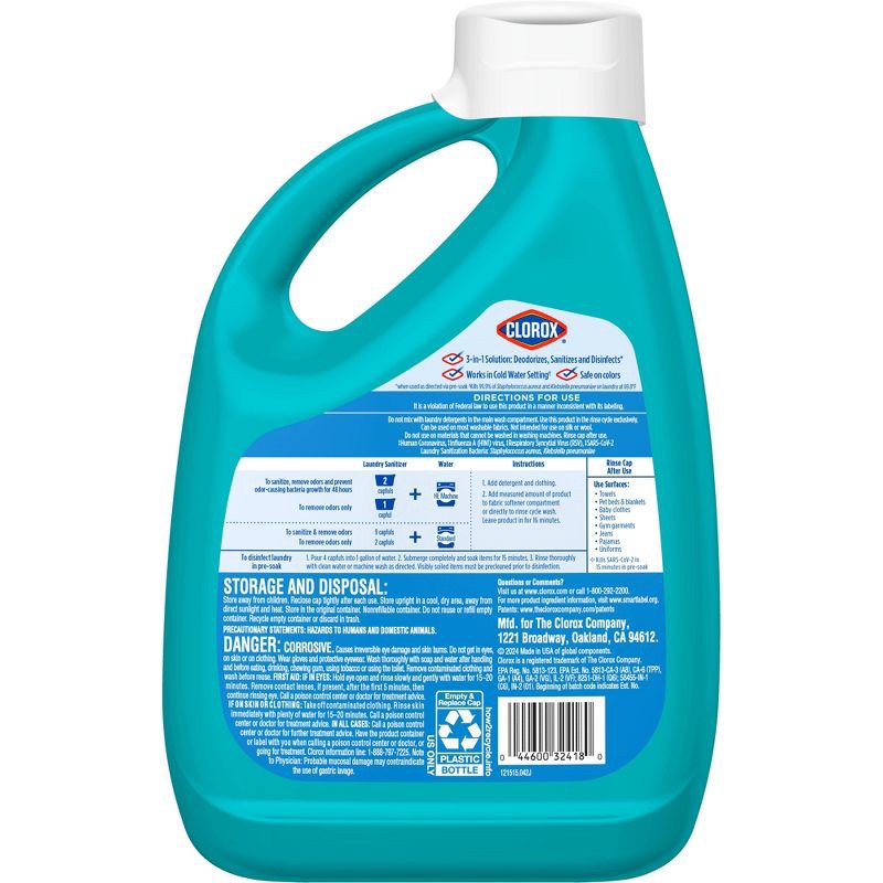 slide 8 of 12, Clorox Laundry Sanitizer - 80 fl oz, 80 fl oz