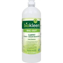 Biokleen Lime Bac-Out Stain & Odor Eliminator All-Purpose Cleaner - 32 fl oz: Ammonia-Free, Hypoallergenic, Dye-Free