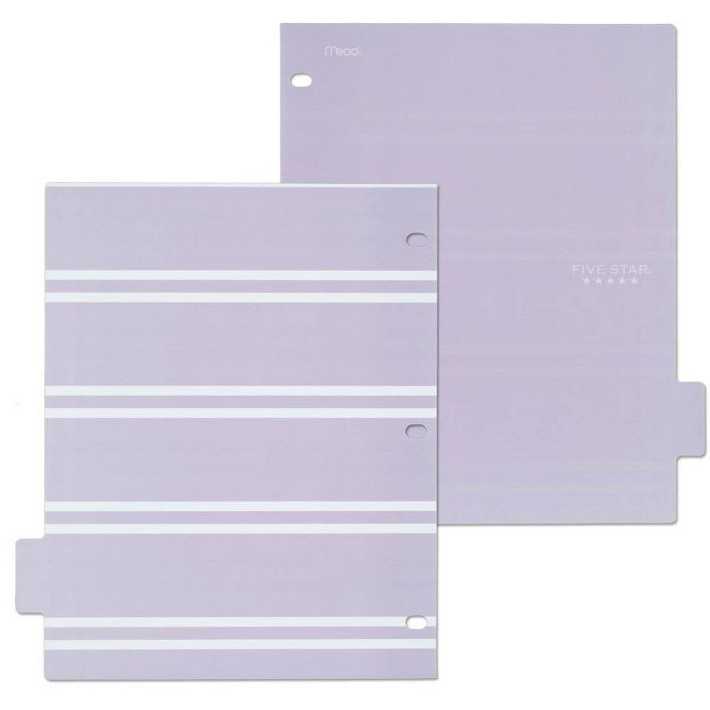 slide 11 of 12, 8ct Mead Five Star 3-hole Punched Color Pop Reversible Tab Divider Set: Multicolor Polypropylene Filing Accessories, 8 ct