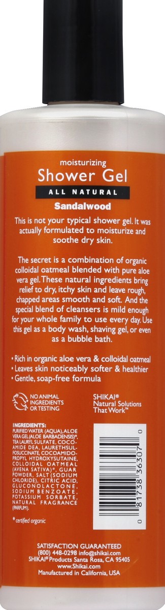 slide 3 of 3, ShiKai Shower Gel 12 oz, 12 oz