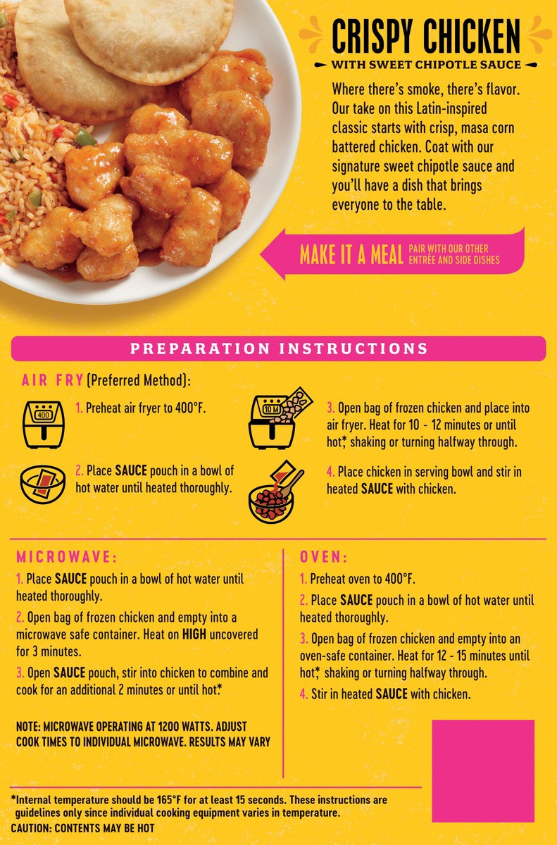 slide 13 of 14, Del Corazón Crispy Chicken with Sweet Chipotle Sauce, 1 lb