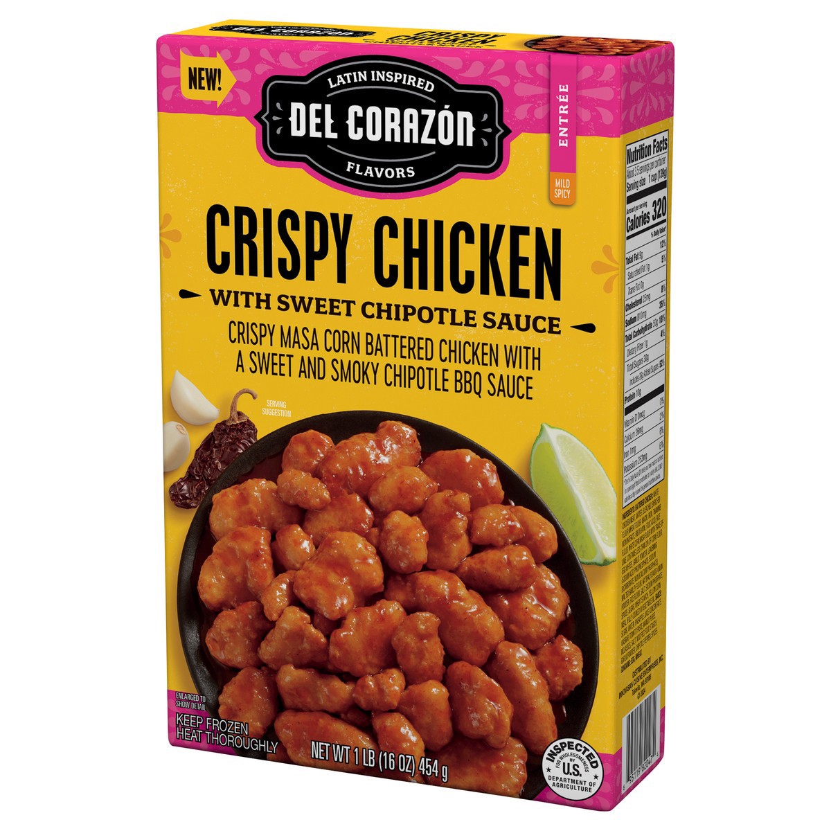 slide 5 of 14, Del Corazón Crispy Chicken with Sweet Chipotle Sauce, 1 lb