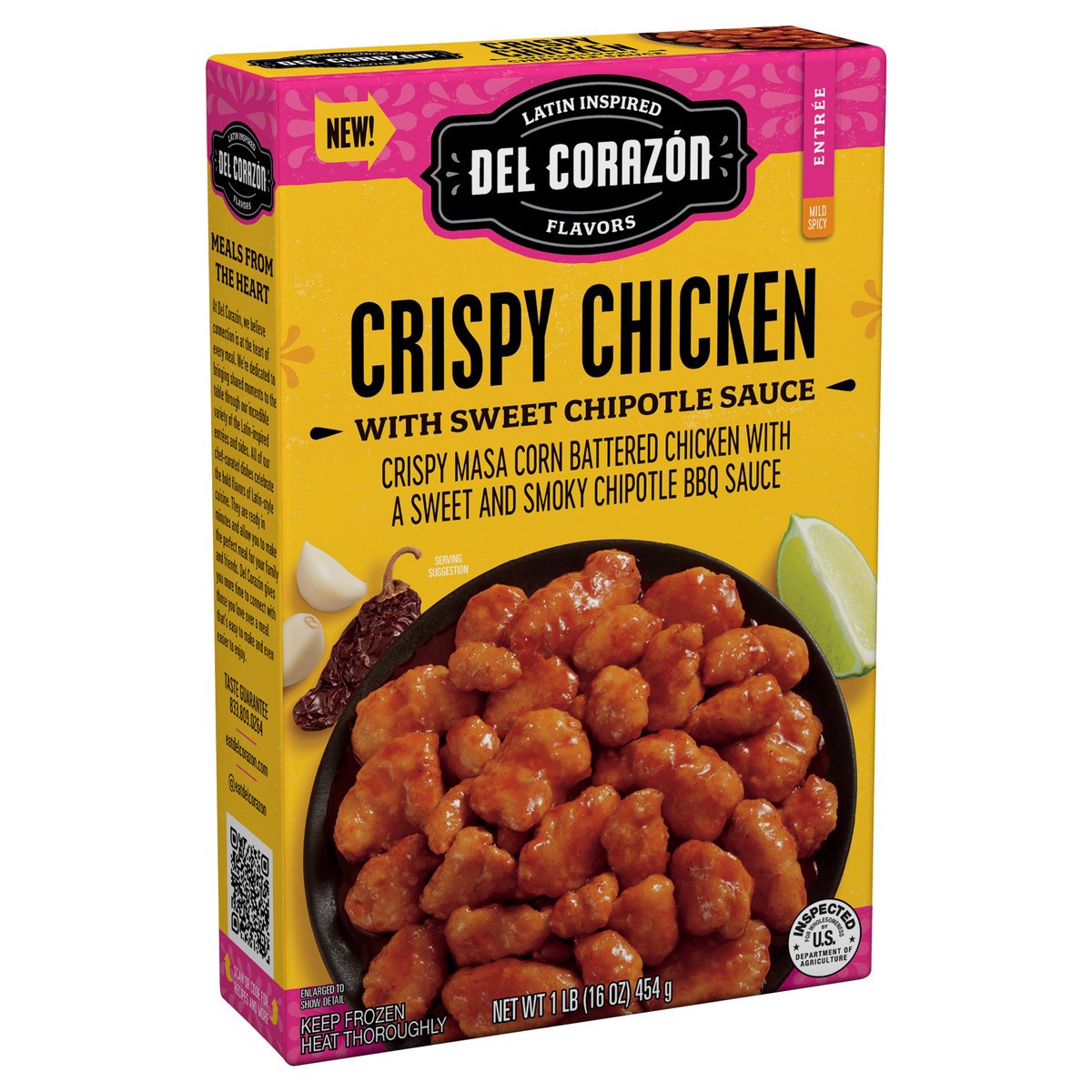 slide 3 of 14, Del Corazón Crispy Chicken with Sweet Chipotle Sauce, 1 lb