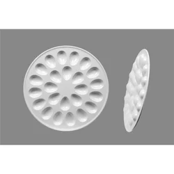 Room & Retreat Melamine Egg Server, 12 in