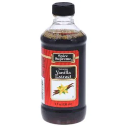 Spice Supreme Imitation Vanilla Extract 8 fl oz