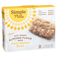 slide 21 of 21, Simple Mills Soft Baked Almond Flour Nutty Banana Bread Bars 5 - 1.19 oz Bars, 5 ct