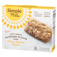 slide 18 of 21, Simple Mills Soft Baked Almond Flour Nutty Banana Bread Bars 5 - 1.19 oz Bars, 5 ct