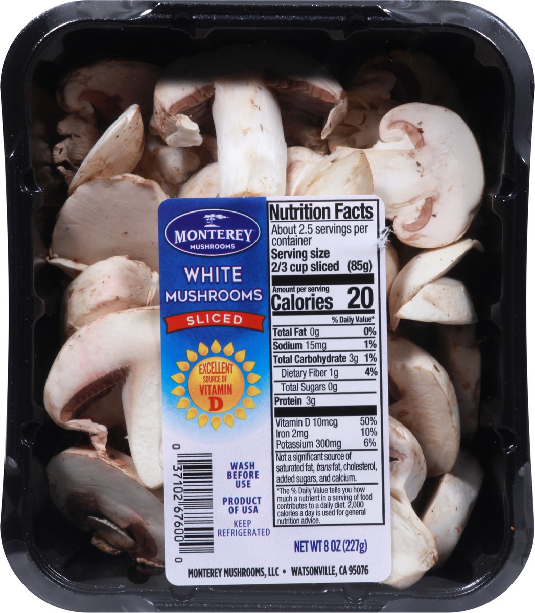 slide 7 of 9, SE Grocers White Mushrooms, 8 oz