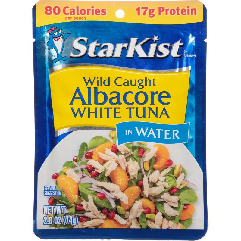 slide 1 of 9, StarKist Wild Caught Albacore White Tuna in Water 2.6 oz, 2.6 oz