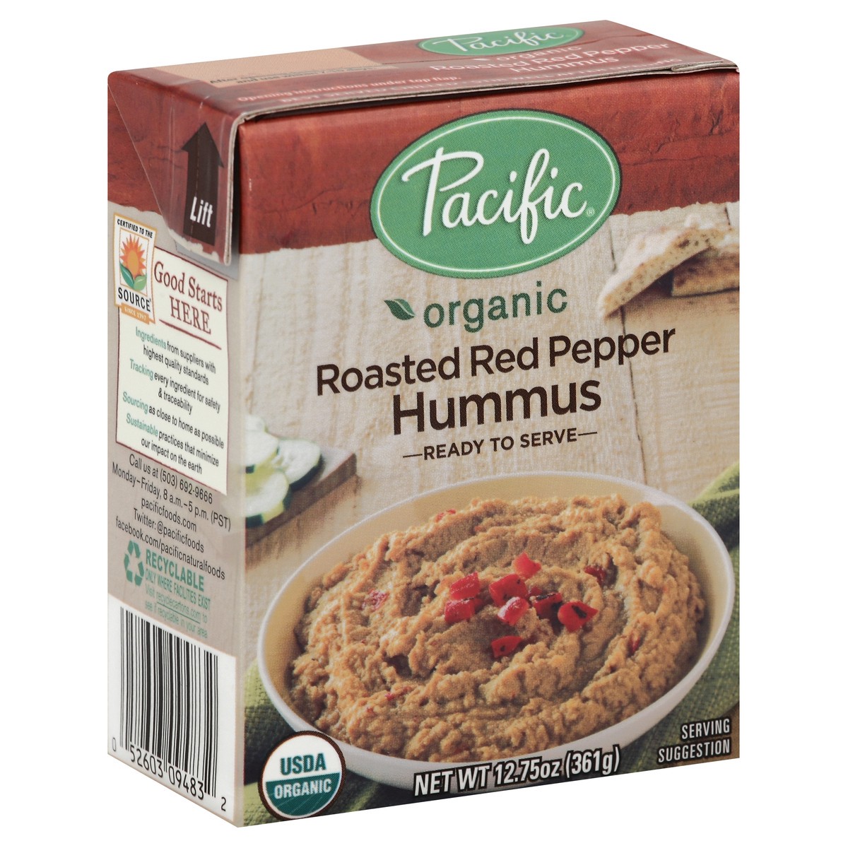 slide 5 of 5, Pacific Hummus 12.75 oz, 12.75 oz