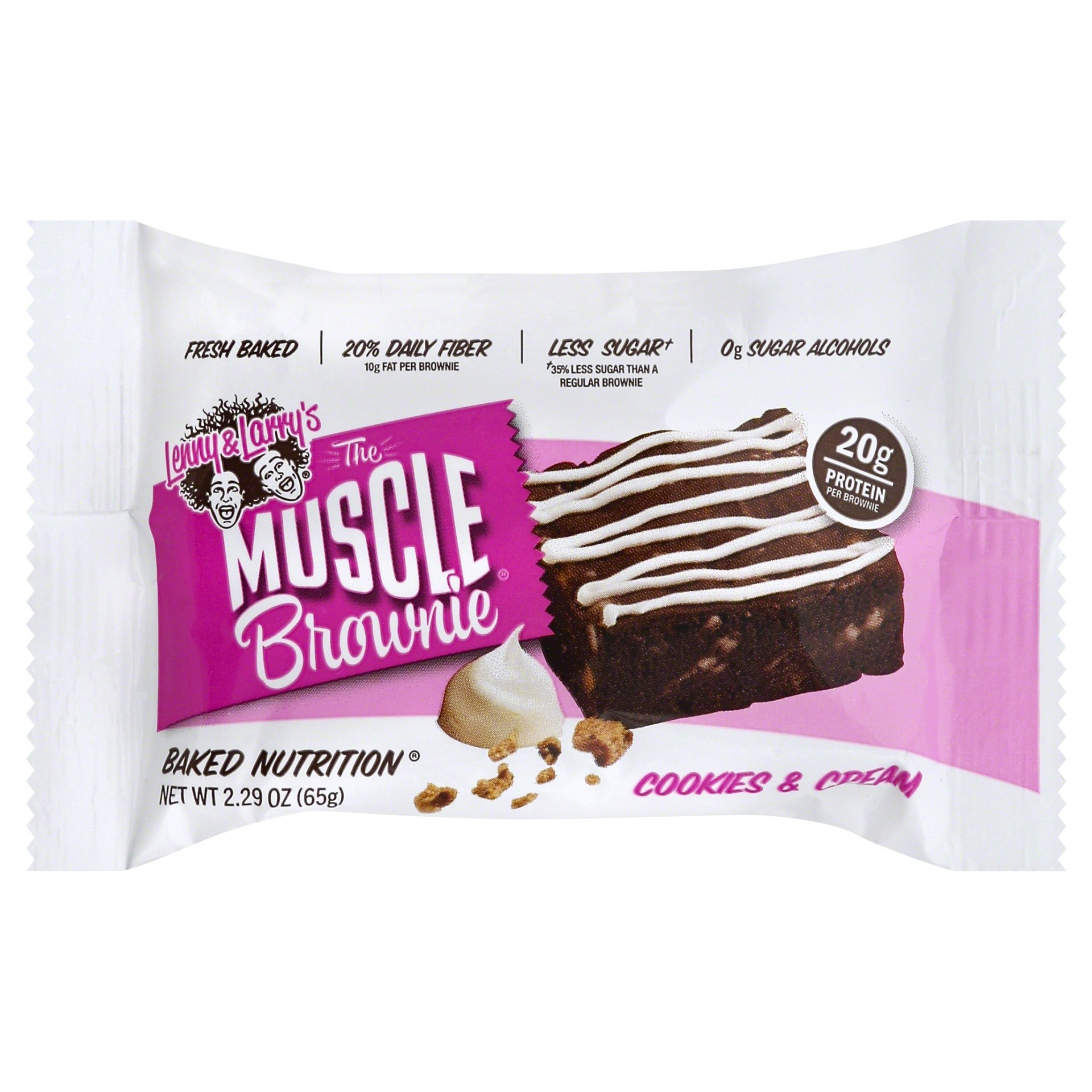 slide 1 of 5, Lenny & Larry's Muscle Brownie 2.29 oz, 2.29 oz