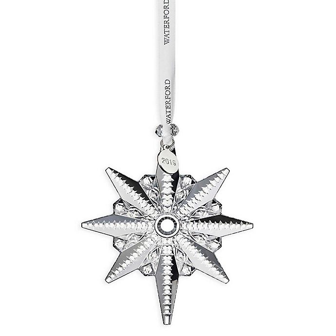 slide 1 of 1, Waterford 2019 Annual Snowstar Christmas Ornament, 4.4 in