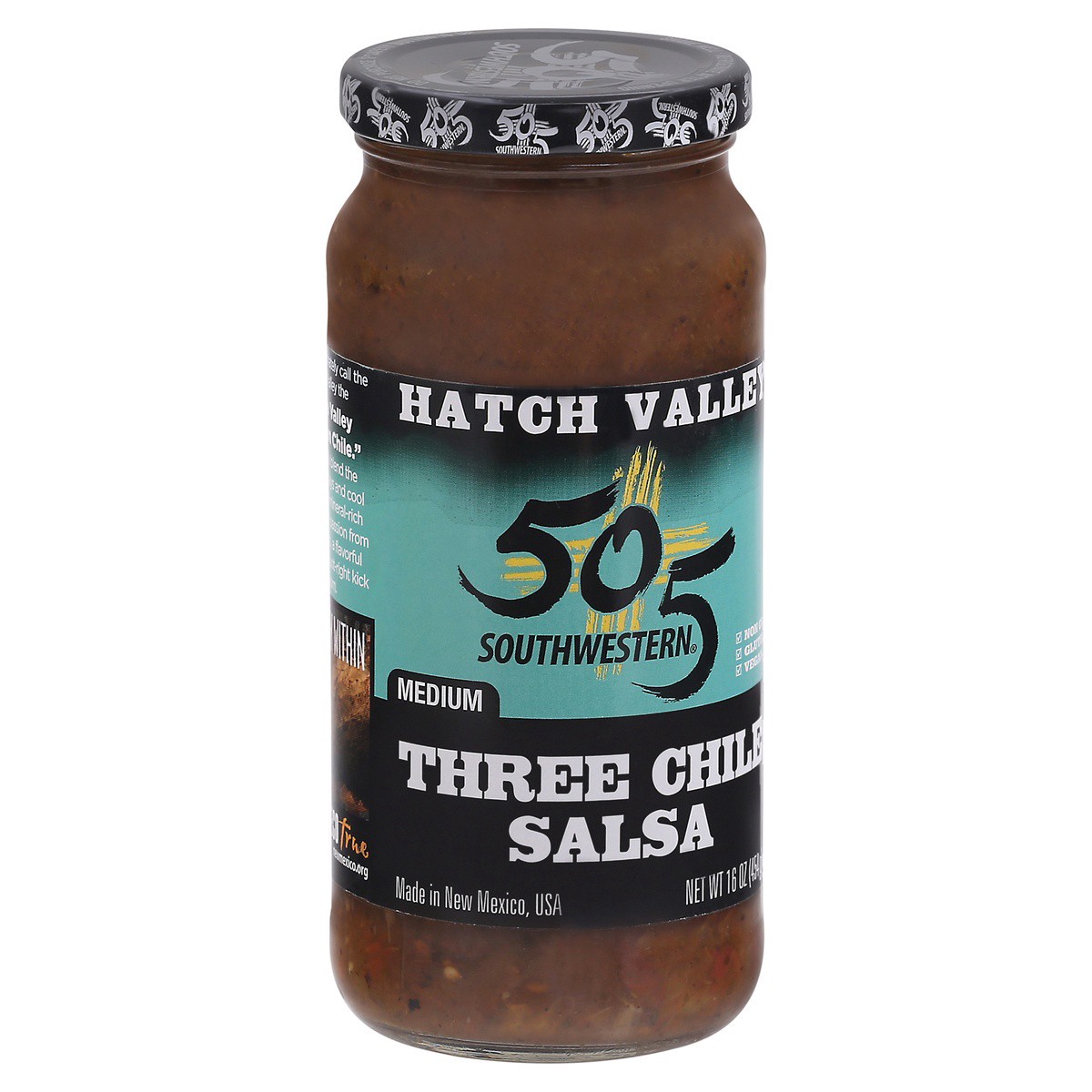 slide 4 of 9, 505 Southwestern Medium Salsa - 16 oz, 16 oz