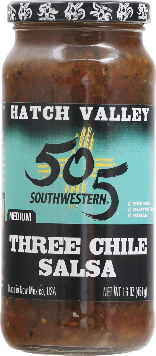 slide 3 of 9, 505 Southwestern Medium Salsa - 16 oz, 16 oz