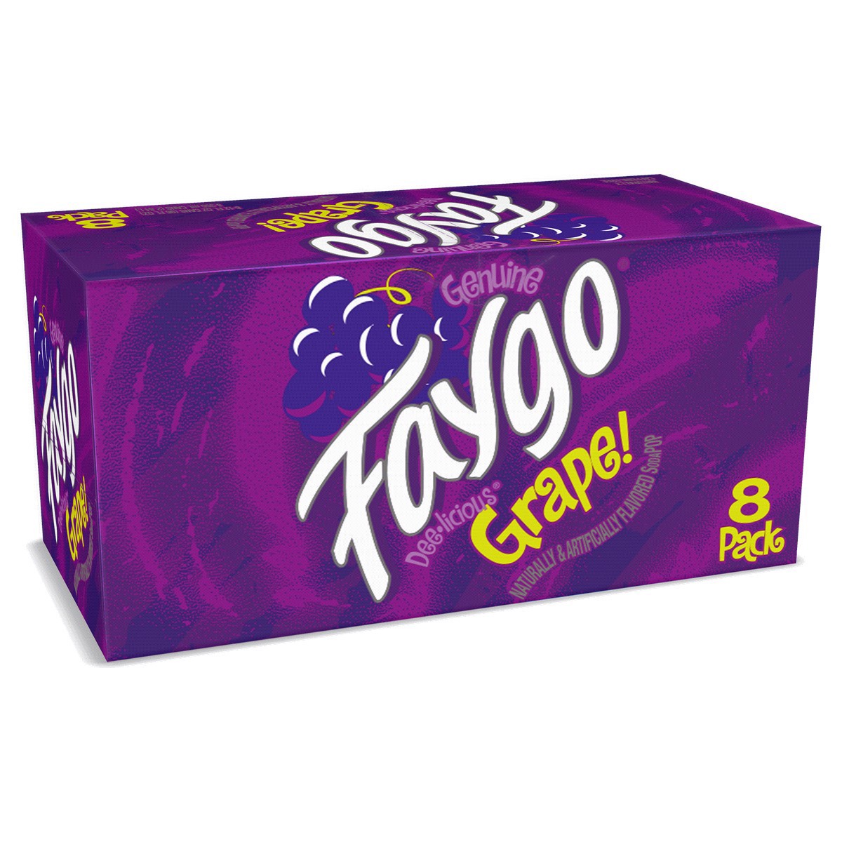 slide 1 of 13, Faygo Grape Soda - 8 ct, 8 ct