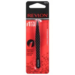 Revlon Stainless Steel Slant Tweezer 1 ea