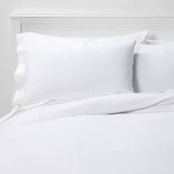 King Easy-Care Duvet Cover & Sham Set White - Room Essentials