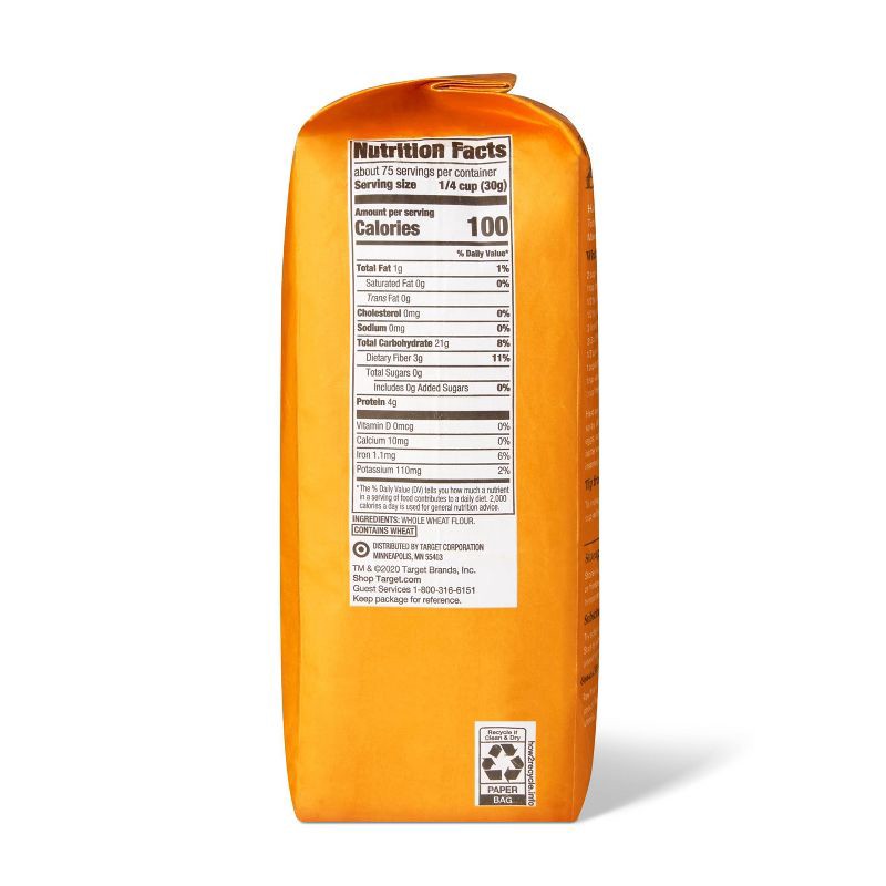 slide 3 of 4, Whole Wheat Flour - 5LB - Good & Gather™, 5 lb