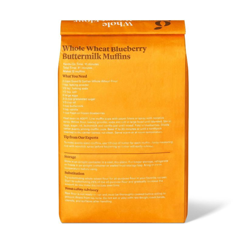 slide 4 of 4, Whole Wheat Flour - 5LB - Good & Gather™, 5 lb