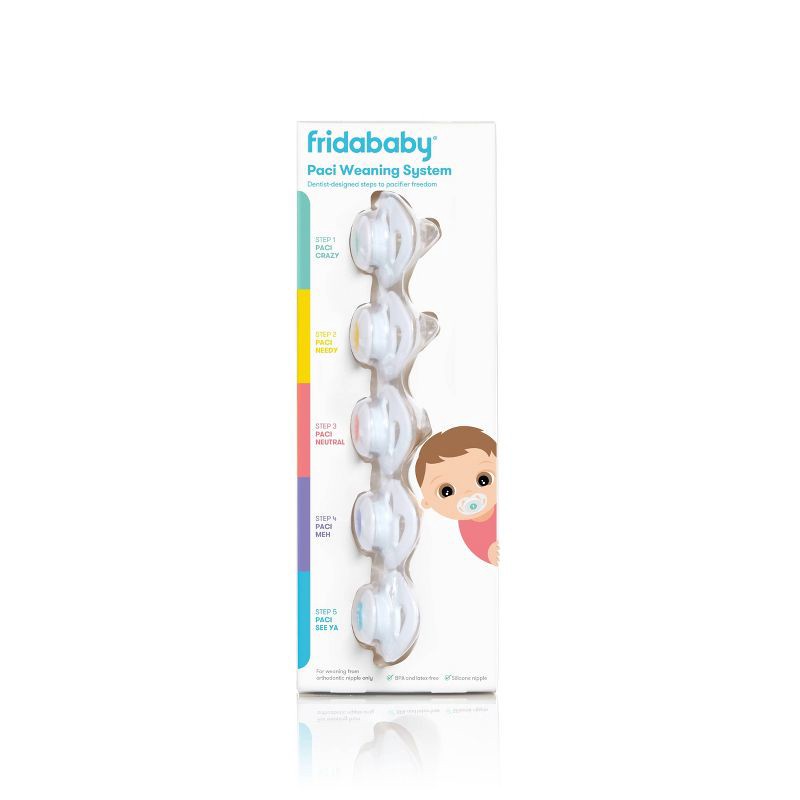 slide 1 of 7, Frida Baby Pacifier Weaning System - 5ct, 5 ct