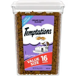 Temptations Value Size Creamy Dairy Flavor Treats for Cats Value Size 16 oz
