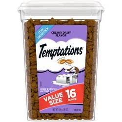 Temptations Value Size Creamy Dairy Flavor Treats for Cats Value Size 16 oz