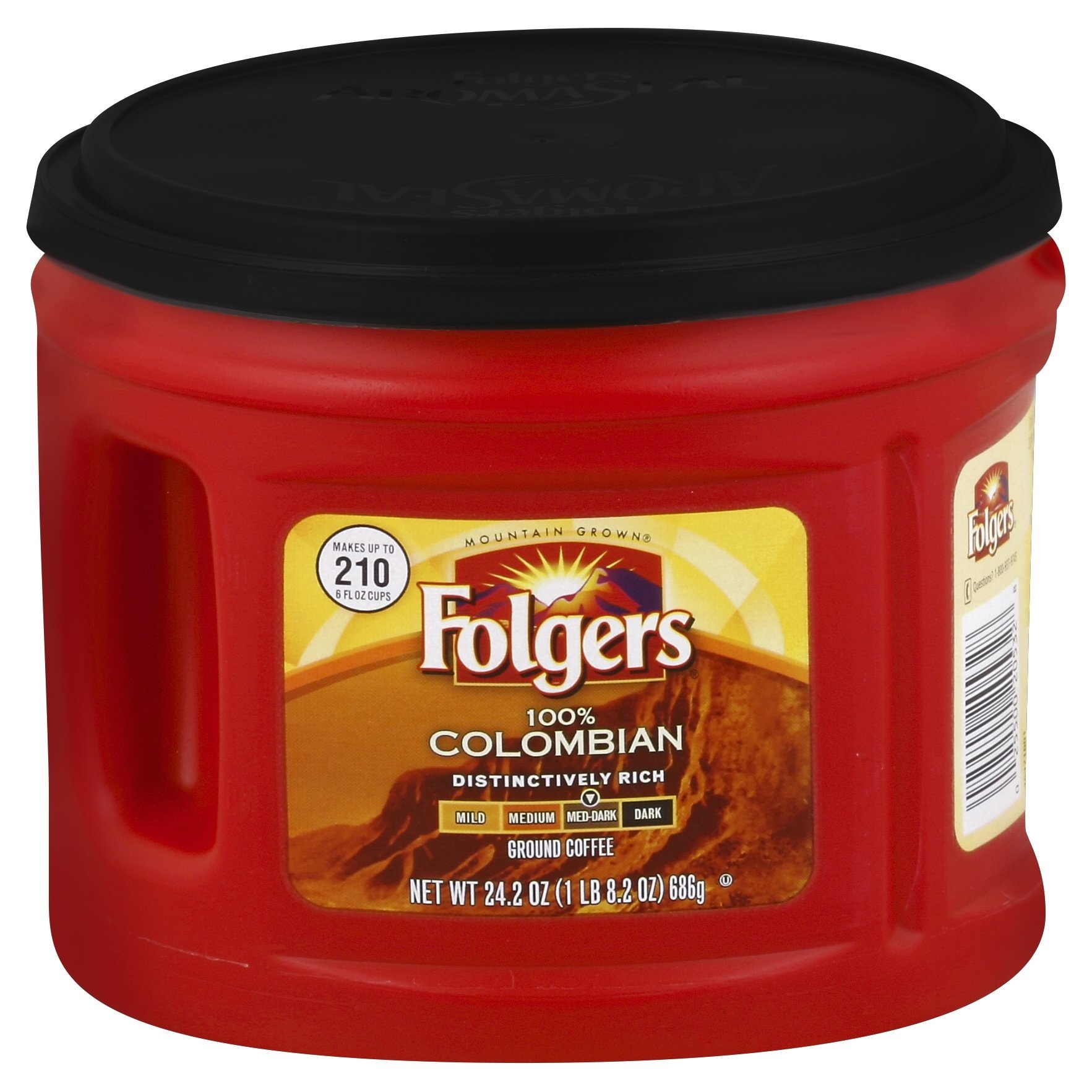 Folgers Colombian Medium Dark Roast Ground Coffee Shipt