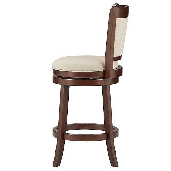 slide 2 of 4, iNSPIRE Q Bramante Swivel Counter Stool - Oatmeal, 1 ct