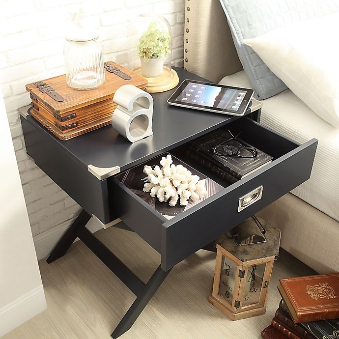 slide 2 of 3, iNSPIRE Q Callie Campaign Accent Table - Midnight, 1 ct