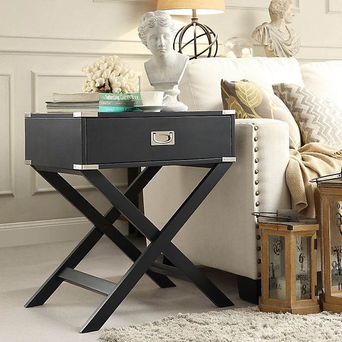 slide 3 of 3, iNSPIRE Q Callie Campaign Accent Table - Midnight, 1 ct