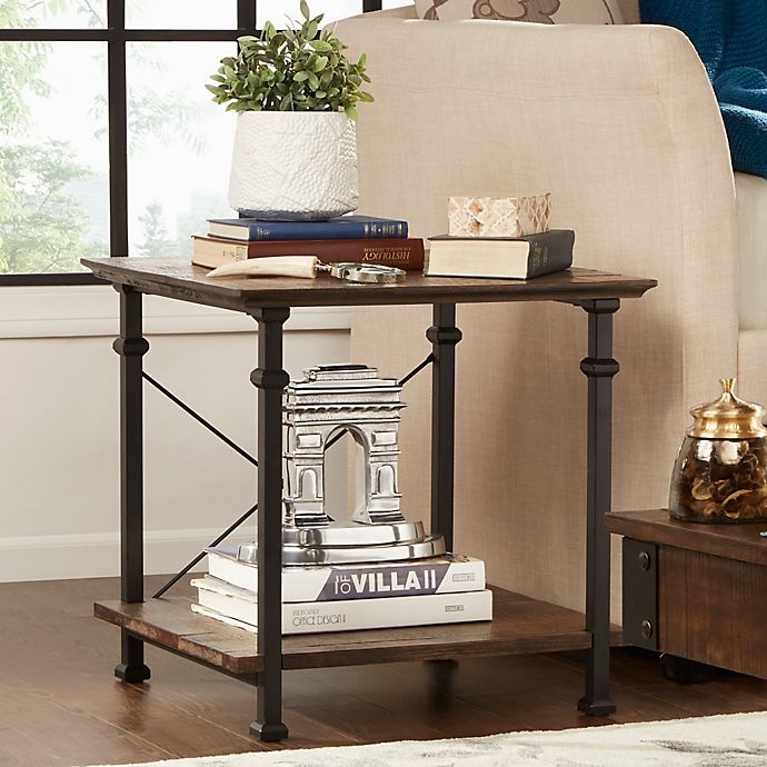 slide 5 of 5, iNSPIRE Q Parkway End Table - Brown, 1 ct