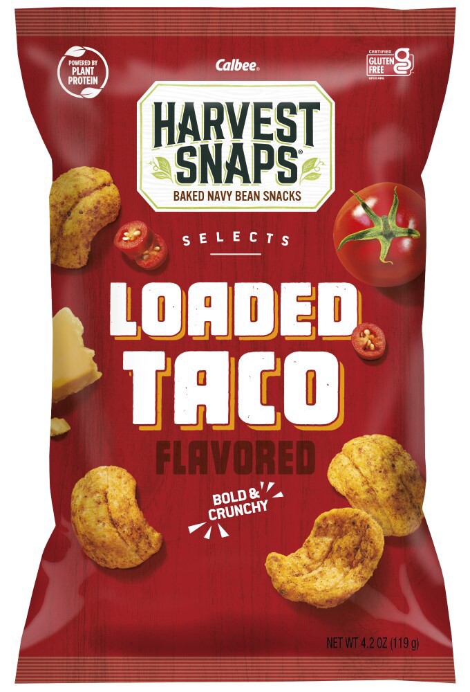 slide 1 of 1, Harvest Snaps Loaded Taco Crunchy Puffs 4.2 oz, 4.2 oz