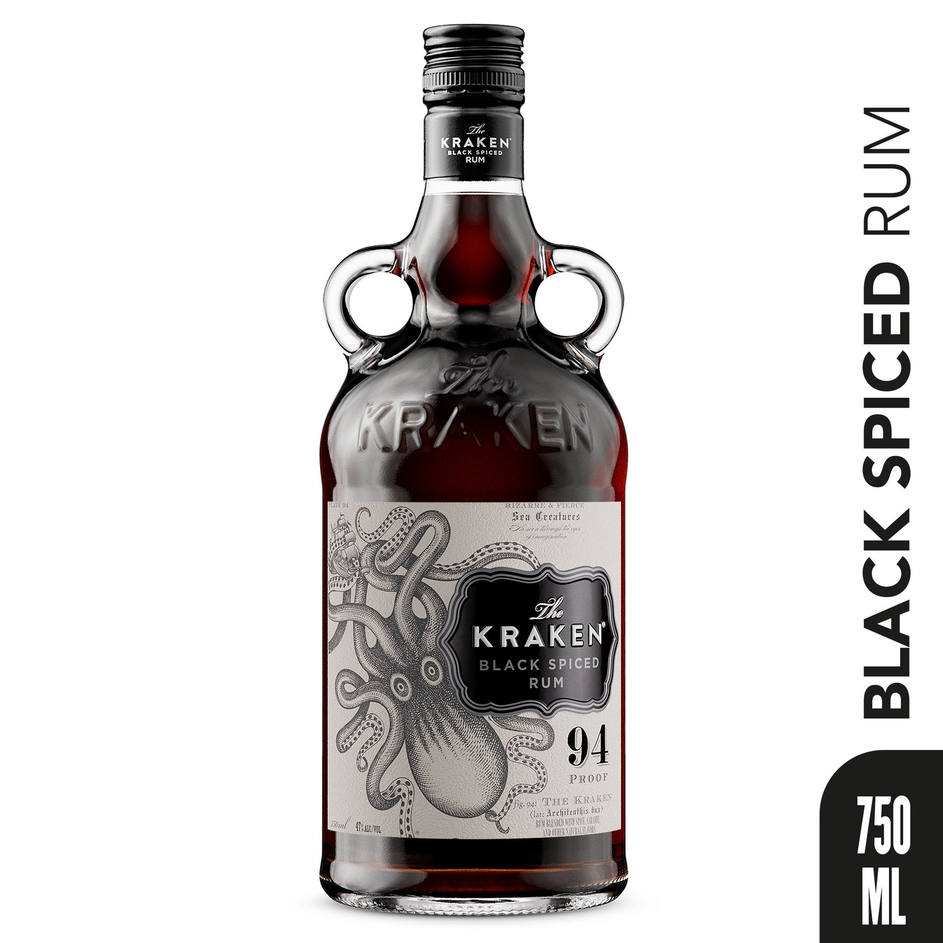 slide 1 of 5, Kraken 94 Proof - 750 ml, 750 ml