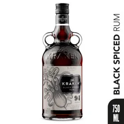 Kraken Black Spiced Rum 94 Proof (750 ml)