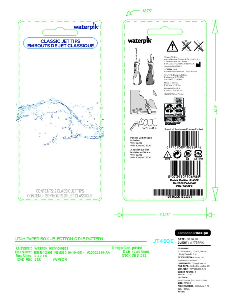 slide 6 of 6, Waterpik Replacement Classic Jet Tip - JT-450E, 2 ct