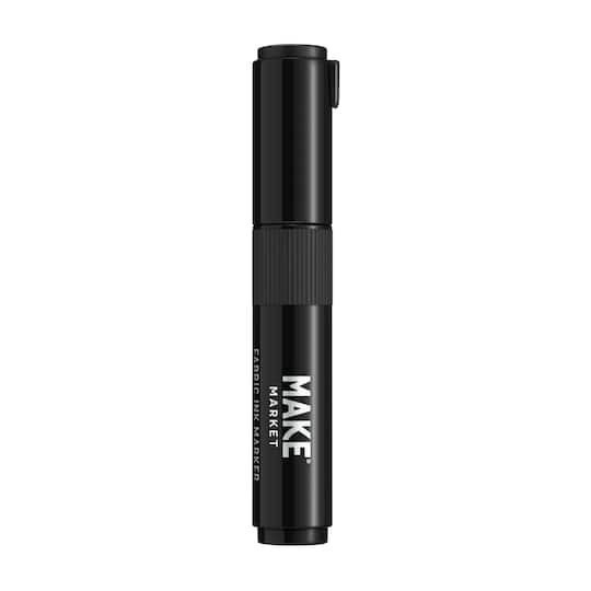 slide 1 of 4, Jumbo Black Bullet Tip Permanent Fabric Ink Marker By Make Market, 1 ct