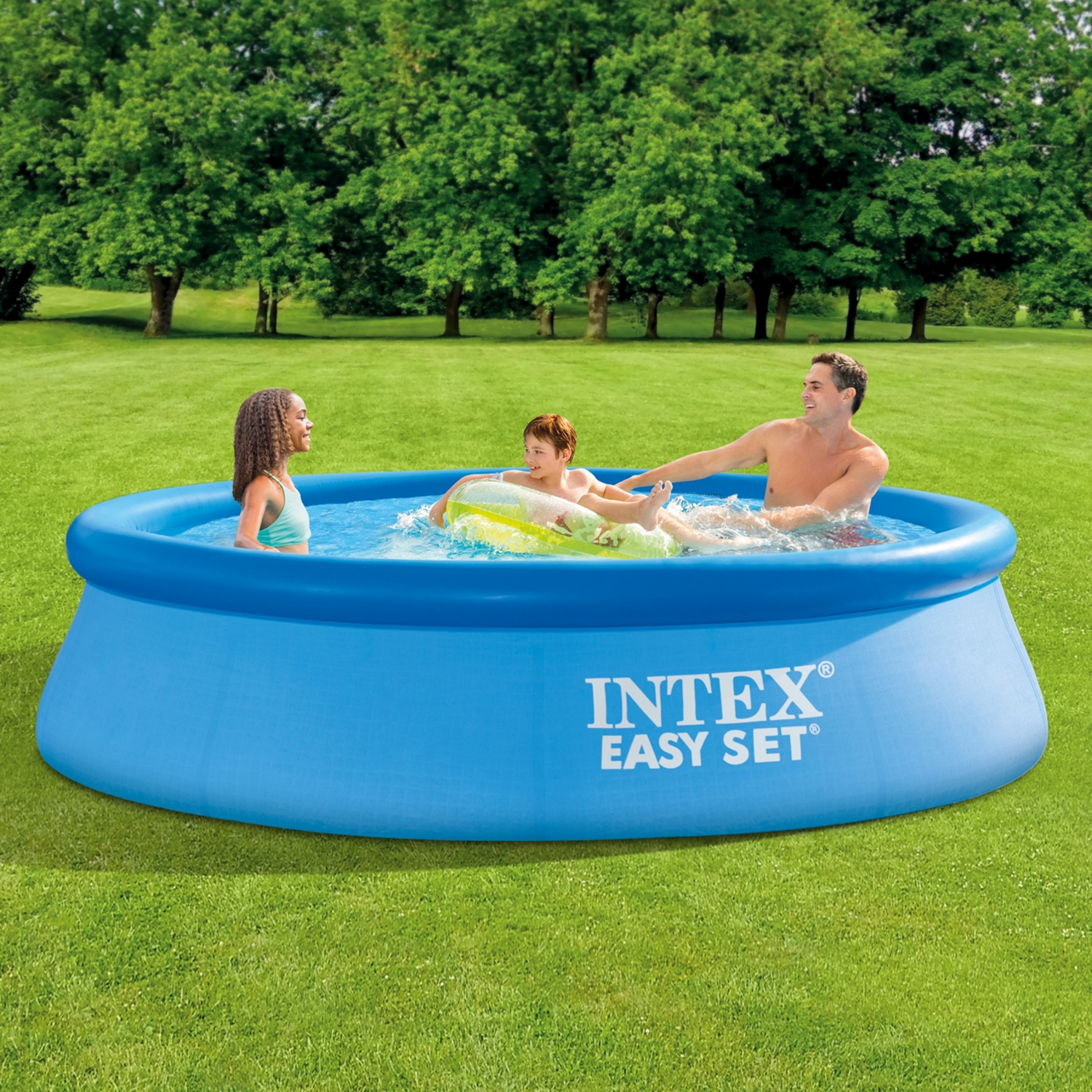 slide 5 of 5, Intex 10' X 30" Easy Set Pool, 1 ct