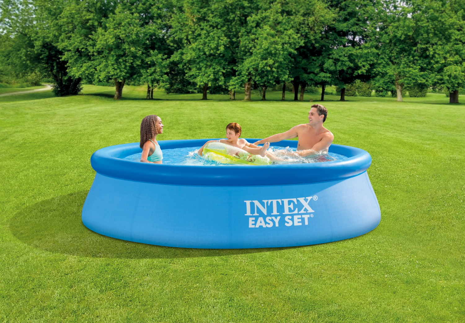slide 4 of 5, Intex 10' X 30" Easy Set Pool, 1 ct