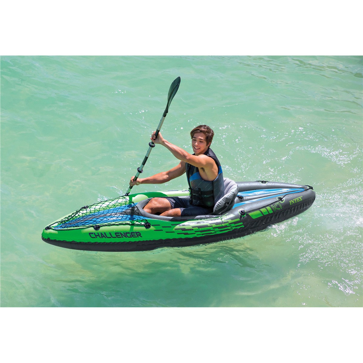 slide 2 of 3, Intex Challenger K1 Kayak, 1 ct