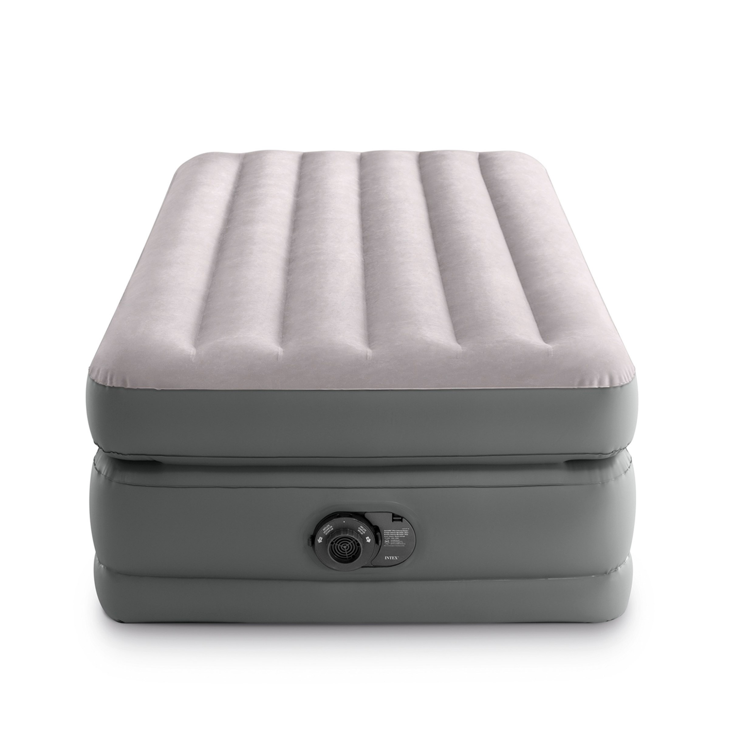 slide 1 of 7, Intex 20in Twin Prime Comfort Elevated Airbed with Internal Pump, 20 in